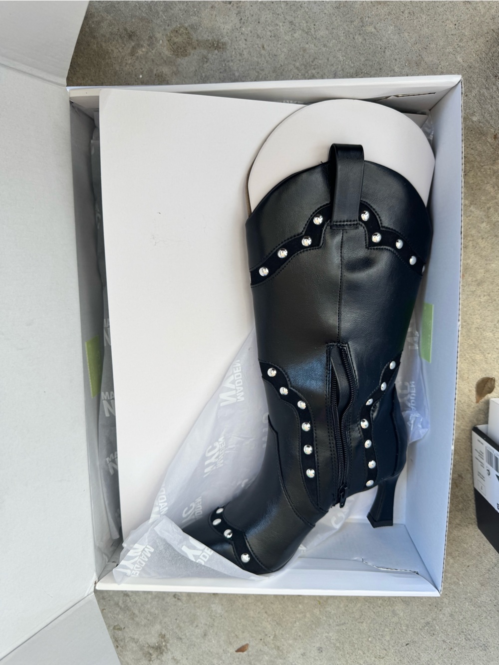 Madden NYC Women's Studded Heeled Boots